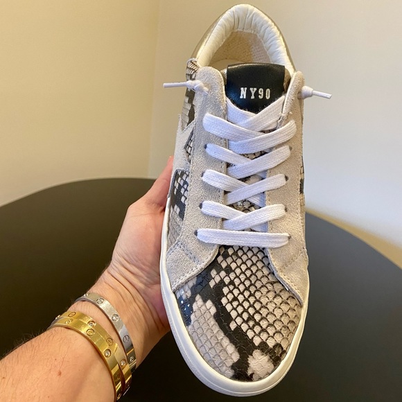 Steve Madden Luxury Authentic Minimalist RARE Animal Print Starling Sneaker - Picture 10 of 17